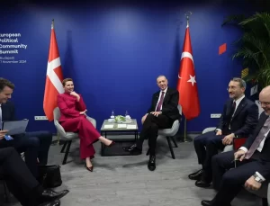 Cumhurbaşkanı Erdoğan, Danimarka Başbakanı Frederiksen ile Görüştü
