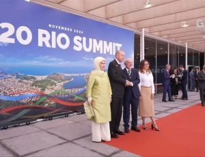 Cumhurbaşkanı Erdoğan, G20 Liderler Zirvesi resmi karşılama törenine katıldı