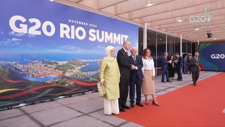 Cumhurbaşkanı Erdoğan, G20 Liderler Zirvesi resmi karşılama törenine katıldı