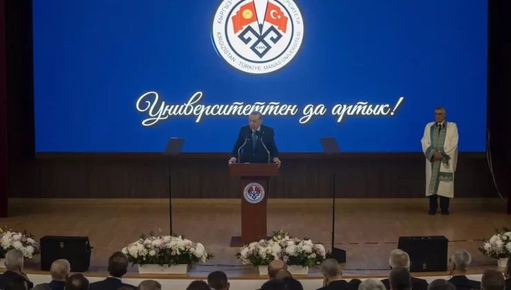 Cumhurbaşkanı Erdoğan, Kırgızistan-Türkiye Manas Üniversitesi’ni ziyaretinde konuştu Açıklaması