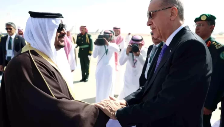 Cumhurbaşkanı Erdoğan, Suudi Arabistan’da