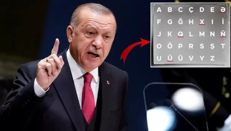 Cumhurbaşkanı Erdoğan ”Tarihi adım” olarak duyurdu: 34 harfli ortak alfabe hazır