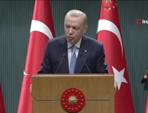 Cumhurbaşkanı Erdoğan: “Tüm bu olumsuzluklara rağmen kimseden korkmadan Gazzeli kardeşlerimize destek oluyoruz ve destek olmaya devam edeceğiz”