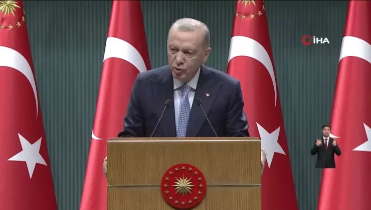 Cumhurbaşkanı Erdoğan: “Tüm bu olumsuzluklara rağmen kimseden korkmadan Gazzeli kardeşlerimize destek oluyoruz ve destek olmaya devam edeceğiz”