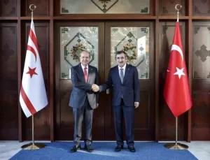 Cumhurbaşkanı Yardımcısı Cevdet Yılmaz: “KKTC’yi en kısa zamanda tam üye olarak TDT’de yerini almasını temenni ediyoruz”