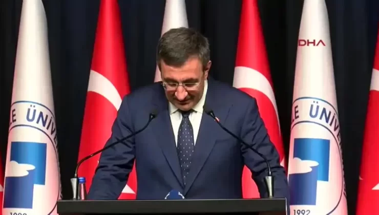 Cumhurbaşkanı Yardımcısı Cevdet Yılmaz Pamukkale Üniversitesi Akademik Yıl Açılış Töreni’nde konuştu