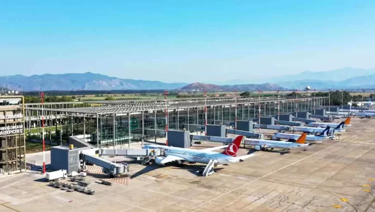 Dalaman Havalimanı Ekim’de Yoğun Günler Geçirdi