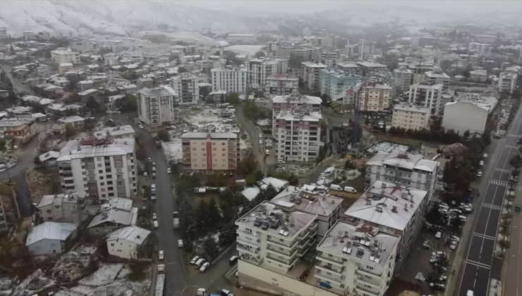 Darende’de Kar Yağışı Etkili Oldu