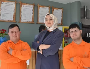 Darıca’da Down Sendromlu Gençler İçin Kafe Açıldı