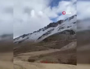 Davraz Kayak Merkezi’nde İlk Kar