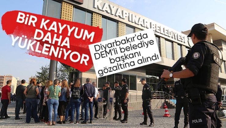DEM Partili Kayapınar Belediye Başkanı Cengiz Dündar gözaltına alındı