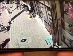 Denizli’de Dükkan Camı Kırıldı