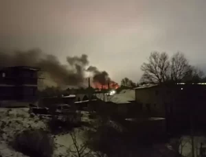 DHL Uçağı Vilnius’ta Binaya Düştü