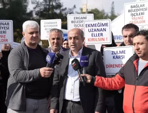 Diyarbakır’da İşçi Eylemi Devam Ediyor