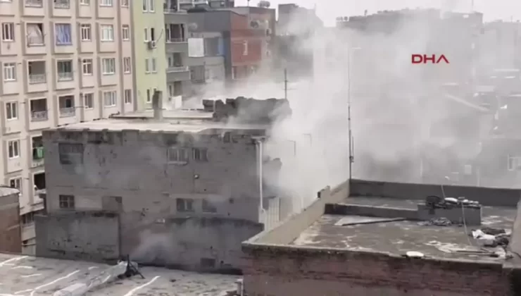 Diyarbakır’da Yangın: Baba ve İki Çocuk Balkonda Kurtarıldı