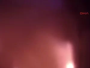 Diyarbakır’da Yangında Kurtarma Anı