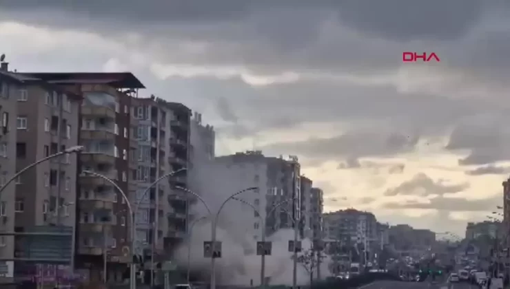 Diyarbakır’da Yıkım Sırasında Bina Çöktü