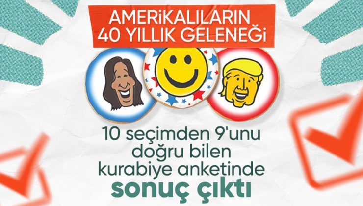 Donald Trump, kurabiye anketinde önde götürüyor