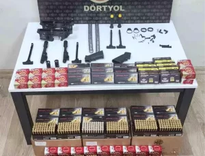 Dörtyol’da Silah ve Amunisyon Ele Geçirildi