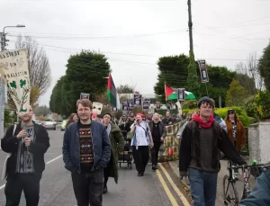 Dublin’de Filistin’e Destek Gösterisi
