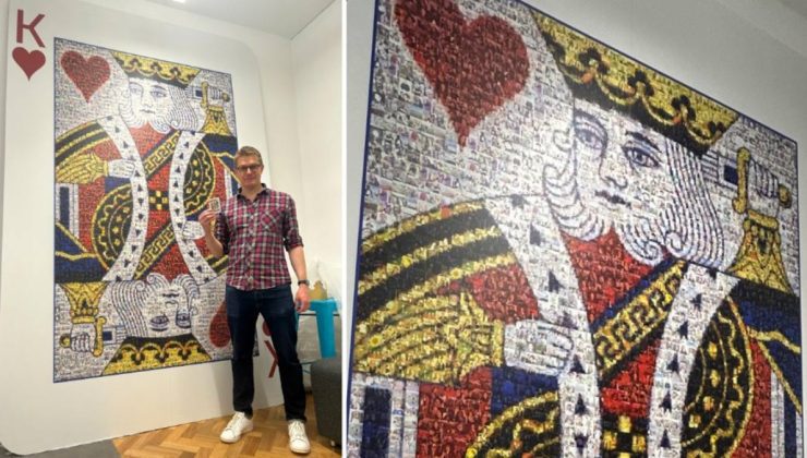 Dünyanın en büyük oyun kartı, Guinness Rekorlar Kitabı’na girdi