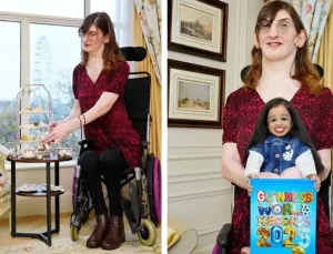 Dünyanın en uzun ve en kısa kadını ilk kez buluştu