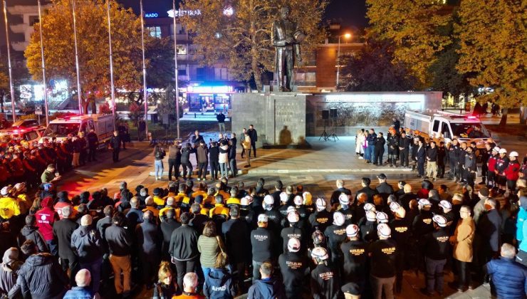 Düzce’de 12 Kasım depreminde ölenler anıldı