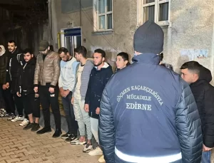 Edirne ve Tekirdağ’da Kaçak Göçmen Operasyonu: 34 Göçmen Yakalandı