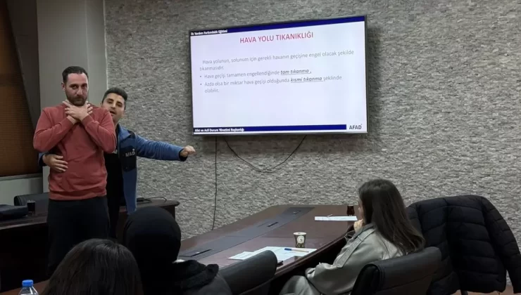 Edirne’de AFAD Gönüllüsü Eğitimleri Başladı