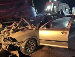 Edirne’de Kaza: 1 ölü, 1 yaralı