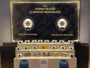 Edirne’de Tırda 24.3 Kilo Kokain Ele Geçirildi