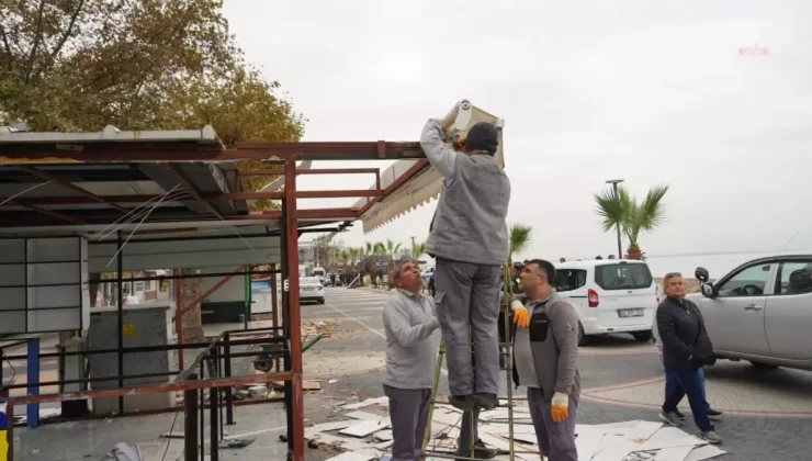 Edremit Belediyesi’nden Akçay Sahili’nde Çevre Düzenleme Çalışmaları