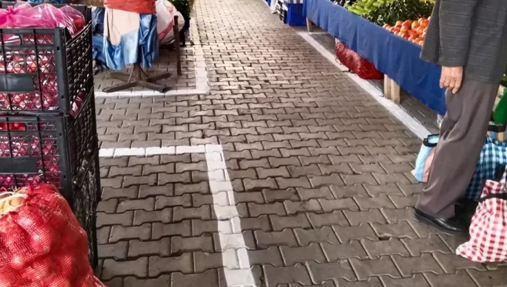 Efeler’de Halk Pazarlarında İşgaliye Çizgi Çalışmaları Devam Ediyor