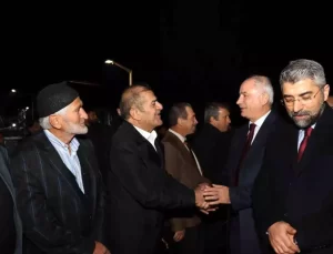 Efkan Ala, Oltu’da Davul-Zurna ile Karşılandı