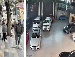 Elazığ’da 5 büyüklüğündeki deprem anı kamerada