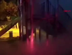 Elazığ’da Çocuk Parkında Yangın