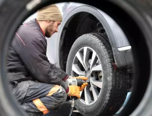 Elazığ’da Kış Lastiği Yoğunluğu