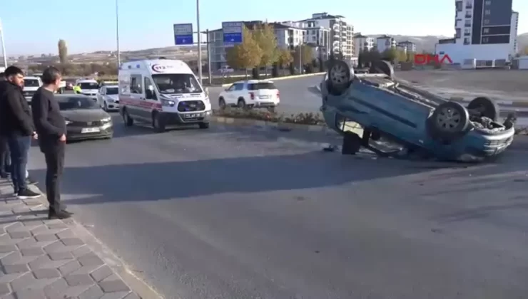 Elazığ’da Takla Atan Araçta 2 Yaralı