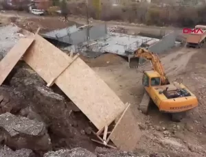 Elmadağ’da İnşaat Kazısı Sonrası Toprak Kayması: 10 Katlı Bina Tahliye Edildi