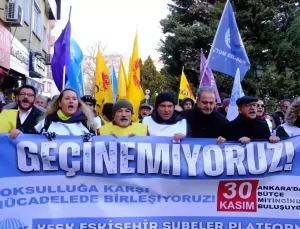 Emekçiler ‘Geçinemiyoruz’ Diyerek Yürüdü