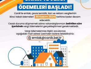 Emlak Vergisi İkinci Taksiti için Son Gün: 30 Kasım