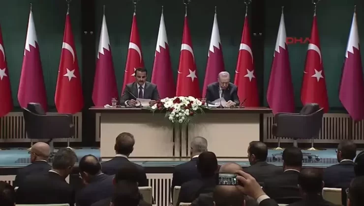 Erdoğan ve Katar Emiri Anlaşma İmzaladı