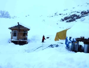 Erzurum Oltu’da Kartpostallık Kar Manzaraları
