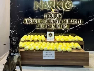 Erzurum’da 80 Kilo Uyuşturucu Ele Geçirildi