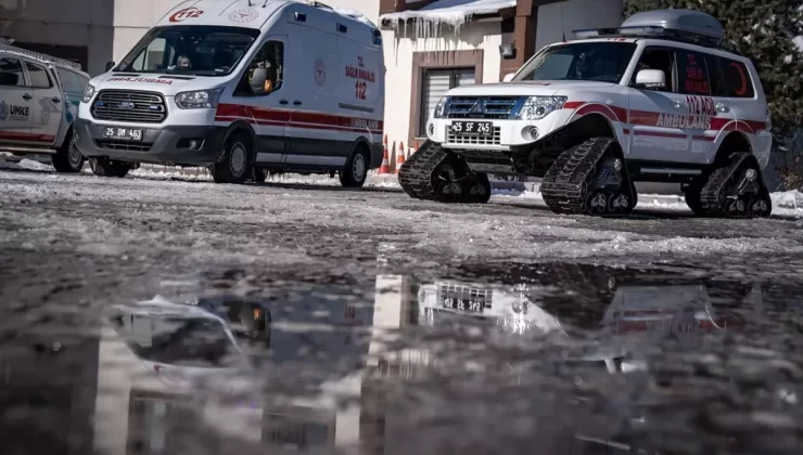Erzurum’da Acil Sağlık Ekipleri Kışa Hazır