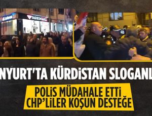 Esenyurt’ta terör örgütü yandaşlarından ‘Kürdistan’ sloganları