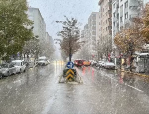 Eskişehir’de Kar Yağışı Başladı