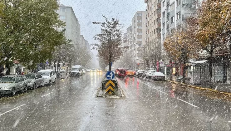 Eskişehir’de Kar Yağışı Başladı