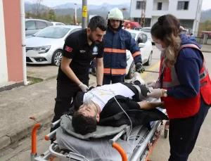 Espiye Devlet Hastanesi’nde Yangın Tatbikatı