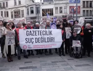 Eylemde ‘Gazetecilik Suç Değildir’ Mesajı